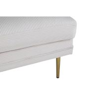 Svea Tess hocker - rib - beige