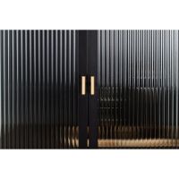 Svea Limo vitrinekast - 70 x 160 cm - zwart