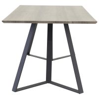 Svea Mako rechthoekige eettafel - 180 x 90 cm - donkerbruin/zwart