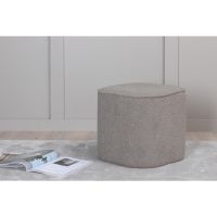 Svea Arlo poef - teddy - grijs