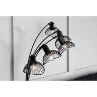 Svea Malta vloerlamp - 5-lamps - zwart