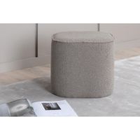 Svea Arlo poef - teddy - grijs