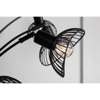 Svea Malta vloerlamp - 5-lamps - zwart