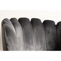 Svea Mahlim eetkamerstoel - met armleuning - grijs