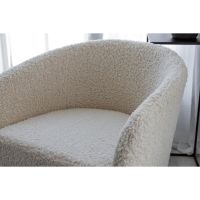 Svea Liro fauteuil - teddy - wit