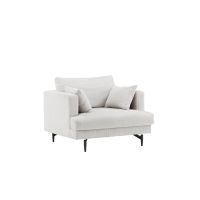 Svea Ruma fauteuil - ribstof - beige