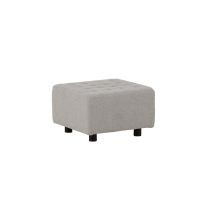 Svea Sol hocker - boucle - lichtgrijs