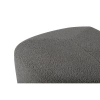 Svea Troy poef - teddy - grijs