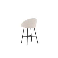 Svea Kirla barkruk 69 cm - teddy - wit