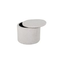 Svea Blaze poef - teddy - grijs