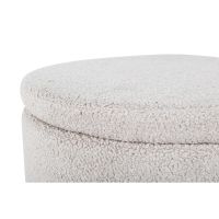 Svea Blaze poef - teddy - grijs