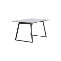 Svea Ravo rechthoekige eettafel - 140 x 90 cm - marmer - wit