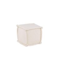 Svea Rex hocker - boucle - lichtgrijs