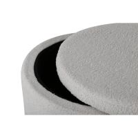 Svea Blaze poef - teddy - wit