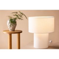 Svea Koda ronde tafellamp - ø 35 cm - wit