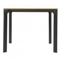 Arezzo tuintafel vierkant polywood teaklook 90x90 cm van het woonmerk Les