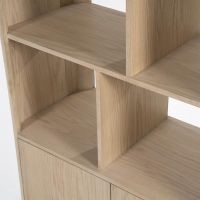 Eleonora Boekenkast Harvey - eikenhout - 180x90 cm