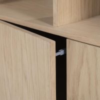 Eleonora Boekenkast Harvey - eikenhout - 180x90 cm