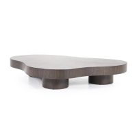 Eleonora Organische salontafel Bobbie - 150x110 cm - bruin