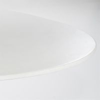 Eleonora Ovale eettafel Elin - 200x110 cm - wit