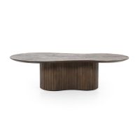 Eleonora Organische salontafel Jordy - mangohout - 130x70 cm