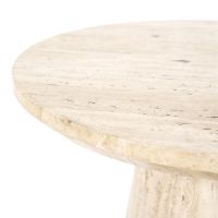 Eleonora Ronde salontafel Aime - Ø70x38 cm - travertin