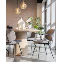 Eleonora Deens ovale eettafel Nola - eikenhout - 130x76 cm