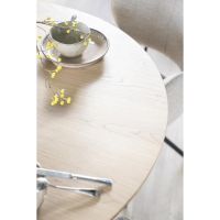 Eleonora Deens ovale eettafel Nola - eikenhout - 130x76 cm