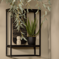 Woood Febe wandrek verticaal metaal zwart