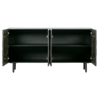 Woood Dressoir Counter Hout Zwart