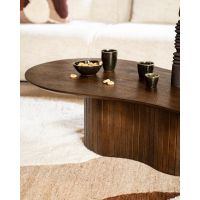 Eleonora Organische salontafel Jordy - mangohout - 130x70 cm