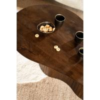 Eleonora Organische salontafel Jordy - mangohout - 130x70 cm