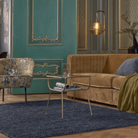 Woood Bijzettafel Amazing Metaal/glas Antique Brass