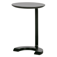 Woood Bijzettafel Floor Hout/Metaal Zwart