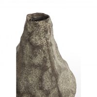 Light & Living Marzoku vaas deco 29x27x41,5 cm - donkerbruin-crème