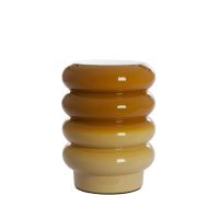 Light & Living Mirogi bijzettafel Ø30x39 cm - glanzend okergeel