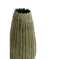 Light & Living Kopra vaas deco Ø24,5x52 cm - keramiek donkergroen