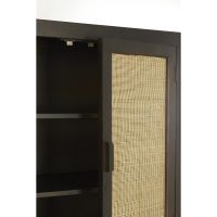 Light & Living Nipos kast met lade 90x45x160 cm - mangohout donkerbruin