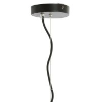 Light & Living Ovnis hanglamp Ø35x40 cm - glas bruin