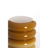 Light & Living Mirogi bijzettafel Ø30x39 cm - glanzend okergeel