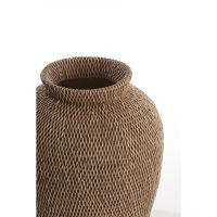 Light & Living Vendie vaas deco Ø26x28 cm - bruin