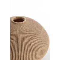 Light & Living Vallerie vaas deco Ø35x26,5 cm - lichtbruin