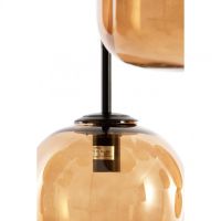 Light & Living Mezza hanglamp 5L E14 Ø45x23 cm - glas bruin