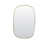 Light & Living Bralo spiegel 36x1,5x55 cm - helder glas+goud