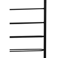 Light & Living Macaben wijnrek 8 flessen 42x6x120 cm - zwart