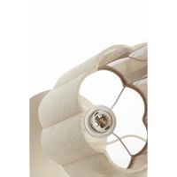 Light & Living Fringe tafellamp Ø20x70 cm - naturel+crème