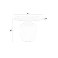 Puur Jazmin bijzettafel 47 cm - beige