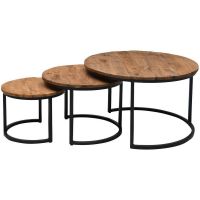 Brix Jerrel salontafel set van drie zwart