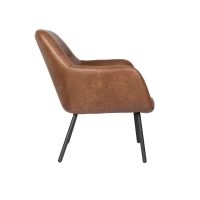 Puur Kasey fauteuil - vintage bruin