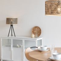 Puur Kurt tafellamp - bamboo